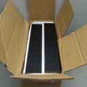 Fun Memories 12 Inch Floating Shelf, Rustic Wood Wall Shelves for Wall Decor & Storage, 12 x 12 Floating Shelf for Living Room, Bathroom, Bedroom, Black, Set of 2