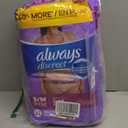 Always Discreet Adult Incontinence Underwear for Women and Postpartum Underwear, Small/Medium, Up to 100% Bladder Leak Protection, 32 Count