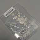 6 Pcs Bridal Flower Wedding Hair Pins Crystal Pearl Hair Clips Headpiece Wedding Hair Accessories Jewelry with Rhinestone for Brides Bridesmaids Women Girls Updo