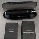 Aquasonic Black Series Ultra Whitening Toothbrush  ADA Accepted Electric Toothbrush- 8 Brush Heads & Travel Case  40,000 VPM Electric Motor & Wireless Charging - 4 Modes w Smart Timer (1 Count (Pack of 1))