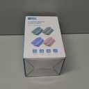 Adults Bento Lunch Box Set with Thermo Bag, 74oz Stackable Leak-proof 3-tiers Bento Box, Built-in Utensil and Sauce Container for Work, School, Dining Out (Black)