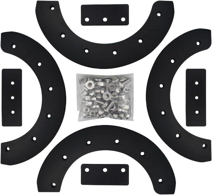 302565MA 302565 Rubber Paddle Kit - by Braveboy, Replacement for 20" 21" 22" Craftsman/Murray Noma /57121MA 1687312SM Snow Thrower Fits Model 536.88150 536.885213 536.881501 & More