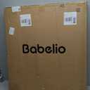 Babelio Extra Wide Baby/Dog Gate PressGuard P7, 29-55" Auto Close for The House and Doorway, Safety Pressure Mounted Pet Door, NO Need Tools and Drilling, Black