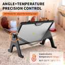 Chicken Coop Heater - 360° Rotatable, Dual-Side Heating, Precise Temperature Control - Ideal for Chicken Coops, Pet Incubators and Home Breeding