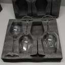 JBHO Hand Blown Italian Style Crystal White or Red Wine Glasses - Gift Packaging for Any Occasion - Lead-Free Premium Crystal Clear Glass - Set of 4, 18 Ounce 