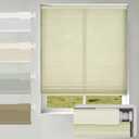 No Drill No Tools Blackout Cellular Shades,Cordless Blinds for Indoor Windows,Room Darkening Window Shades Honeycomb Blinds for Bedroom,Office,Home,Beige,31" w x 64" h