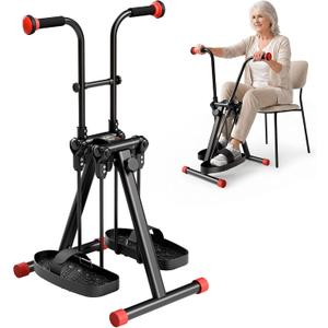 Pedal Exerciser for Seniors, Arm Leg Hand Elbow and Knee Exerciser, Full Body Space Walker, Low Impact Seated Workout Machine for Home