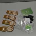 EXPAWLORER Anti Slip Dog Socks to Prevent Licking Paws, Dog Shoes for Hot Pavement, Dog Booties for Small Medium Large Senior Dogs, Traction Control Boots & Paw Protectors for Hardwood Floors (Medium (4 Count), Khaki)