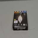 Feit Electric CA10 LED Candle Bulb Flame Tip, 40W Equivalent, Dimmable, Color Selectable 6-Way, 5CCT, E12 Candelabra Base, 90 CRI, 450 Lumens, Chandelier Bulb, 22-Year Life, CFF40/6WYCA/2, 2 Pack