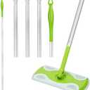 Mop Handle Compatible with Swiffer, Detachable Green Extra Long Mop Handle for Swiffer