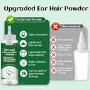 Dog Ear Hair Removal Tool 30g Ear Powder, 5.5" Hemostat & Electric Dog Ear Trimmer Helps Reduce Wax & Odor Grooming Kit for Schnauzers, Poodles & Breeds with Ear Hair