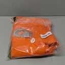 fun shack Men's Prisoner Costume, Orange Jail Inmate Jumpsuit, Adult Prison Outfit for Halloween or Costume Parties, Size M