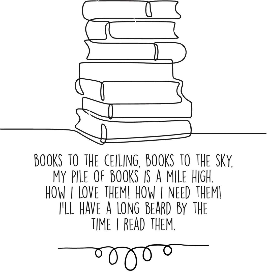 Children Books to The Sky Adventurous Quote Wall Decal Decoration Books Quote Book Lovers Bookish Quotes Readers Lasts Years and Easily Removable - Size: 40 in(W) x 40 in(H)