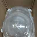 Meisitai 2 Sets Baseball Hat Display Case - Plastic Protector Holder for Signed Caps, Wall Mount Clear Box for Collectibles, Travel Organizer, Memorabilia Storage