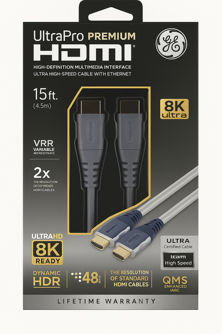 UltraPro Premium HDMI 15ft 8K UHDR Ultra High Speed Cable With Ethernet