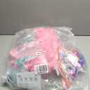 3Ft Christmas Tree with Lights, Table Christmas Tree with 50 LED 12 Modes, 3D Star, 15 Hanging Ball Ornaments, Small Prelit Xmas Tree for Tabletop, Home and Office (Pink)