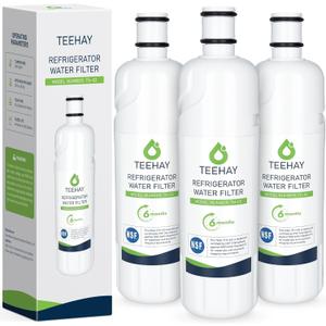TEEHAY EDR2RXD1 Water Filter Replacement, Compatible with Everydrop Filter 2, W1041364A, Whirlpool WHR2RXD1, P9KB2L, P9RFKB2L, Whirlpool WRX986SIHZ, WRF757SDHZ, WRF767SDHZ, WRF736SDAM, 3 Pack
