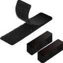 Hook and Loop Tape Sticky, 20 Sets, Black
