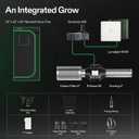VIVOSUN Grow Tent Kit, 2.7 2.7ft Complete Grow System, WiFi-Controlled Grow System with Full Spectrum LED Grow Light, Automatic Ventilation, GrowHub Outlet A22 with Temperature and Humidity Sensor, Size: 32"x32"x63"