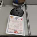 6Packs Floor Standing Sign Holder Stands for Display 8.5x11Inch Pedestal Poster Sign Stand, Adjustable Sign Holder Stand for Vertical & Horizontal View Sign Display Stand, Silver