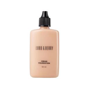 Lord & Berry CREAM FOUNDATION Fluid Foundation, Long Lasting Waterproof Coverage Foundation Enriched With Vitamin E and Argon Oil (Fair Ivory)