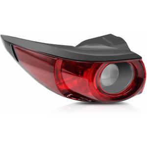 Tail Light Assembly Halogen Compatible with CX5 CX-5 2017 2018 2019 2020 2021 Left Side Outer Rear Brake Lamp Taillight KB8A51160F