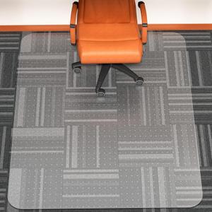WASJOYE Chair Mat for Carpet, 48" x 60" Office Chair Mat for Carpet, Heavy Duty Chair Mat with Non-Slip Studded for Home and Office Low Pile Carpet, 48" x 60" Rectangle for Carpet