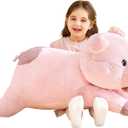 IKASA Giant Pig Stuffed Animal Plush Toy,30 Inches Large Toys Gifts for Kids Girls Boys Girlfriend Children