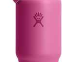 Hydro Flask Travel Water Bottle - Insulated Stainless Steel - Wide Straw Lid, Non Spill, Leakproof in 32 Oz Reef Pink