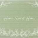 MARTHA STEWART Bloomfield Home Sweet Home Leaf Frame Kitchen Mat, Comfort Standing Mat, Non-Slip Backing, Water Resistant, Green, 18"x48"