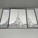 upsimples 12x16 Picture Frame Black 3 Pack, Scratch-Proof Poster Frames 12 x 16 for Photo Gallery - Slide-In Strips, Horizontal or Vertical Wall Mounting one frame is missing bottom