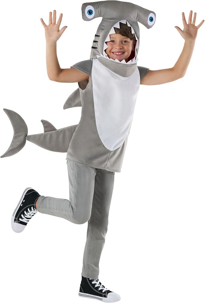 Morph Costumes Hammerhead Shark Costume Kids Fish Costume Kids Shark Halloween Costume Boys And Girls, M