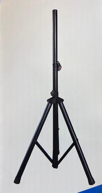 PPG P21-136C Adjustable Speaker Stand  Heavy Duty, Compatible with Most Speakers, 32 to 58 Height Range, Black Finish