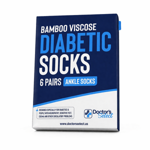 Bamboo Diabetic Socks 6 Pairs, M