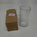 Flower Vase Acrylic Cylinder,7.86" Tall Clear Vase for Centerpieces,Wedding Decorative,Home Dcor, Non Breakable Plastic, 3.94" x 7.86" Tall Round - Clear