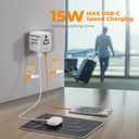 TESSAN Universal Travel Adapter 28W, International Power Adapter with 3 USB C 2 USB A Charging Ports, Worldwide Plug Adaptor for US to European UK Italy Ireland New Zealand (Type C G A I)
