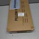 puredown 18 x 18 Decorative Feather Down Throw Pillow Inserts (Set of 2, White) for Sofa, Couch, Bed, Machine Washable