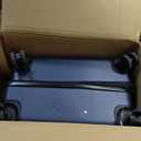Sweetcrispy 29IN Carry on Luggage, Expandable Hard Shell ABS Suitcase with 360 Swivel Wheels, TSA Lock, Lightweight, Navy Blue