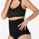 UpSpring C-Section Tummy Control Panties High Waist Postpartum Underwear for Womens, Nude/Black, XL