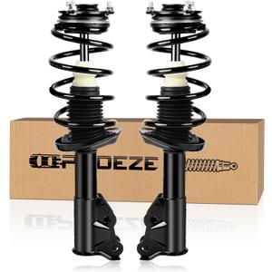 PROEZE Front Strut Assembly for 2006-2011 Civic, Shock Absorber Front with Coil Springs Replace 172286,172287, Driver and Passenger Side, 2PCS
