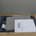 Stainless Steel Litter Box with Lid XL Extra Large Litter Box Enclosed Top Entry Metal Litterbox for Big Cats Easy Cleaning Anti-Leakage & High Sided with Mat Aisle & Scoop, Dark Grey