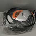 Giraffe Tools DE14 Retractable Extension Cord Reel 50 ft 14/3AWG Power Cord Storage Reel Wall/Ceiling Mount, Lighted Triple Tap Outlet, 50ft, Black Orange