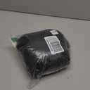 HolidayIdeas Black Spandex Table Skirts for Rectangle Tables 6ft, Fitted Stretch Table Cover 30x72 Inch, Wrinkle-Free Ruffle Design Tablecloths for Banquets,Trade Shows, Parties, Events, 2 Pack