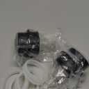 BosilunLife Soap Dispenser Lid Pump Replacement Rust Proof Black Plastic Liquid Dispenser Lid for BosilunLife 12 oz Wide Mouth Liquid Dispenser - 2 Pack