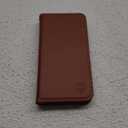 SHIELDON Wallet Case for iPhone SE 2022/2020, Genuine Leather Folio Magnetic Shock Absorbing Case Credit Card Holder Kickstand Compatible with iPhone 8/7 4.7" - Retro Brown