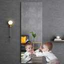 Acrylic Mirror Sheet Full Length Stick On Mirror,(40 * 120cm 1pcs) Shatterproof Mirror for Kids,Lightweight, Distortion-Free Design for Kids