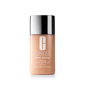 Clinique Even Better Makeup Foundation Broad Spectrum SPF 15 | Medium Coverage + Natural Finish | With Vitamin C | Evens Skin Tone + Reduces Dark Spots (AF Linen CN 08 - very fair, cool-neutral undertones)