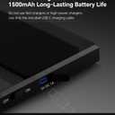 Mini Coffee Scale with Timer, 2kg/0.1g Precision Digital Espresso Scale with Waterproof Silicone Mat for Pour Over, Coffee Bean Weight, Kitchen (Black, ABS)