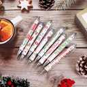 HOWAF 8pcs Christmas Pens Gifts Bulk, Christmas Ballpoint Pens for Coworkers, Xmas Appreciation Gift Pens for Nurse Teacher Employees, Xmas Holiday Gift Motivational Ballpoint Pen