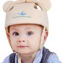 Ocanoiy Baby Infant Toddler Helmet Safety Headguard Head Protective Cushion Cute Children Adjustable Safety Helmet Hat Harnesses Cap Kid Child Crawl Walk Playing (Beige)